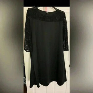 Lace Cocktail Swing MIDI Dress